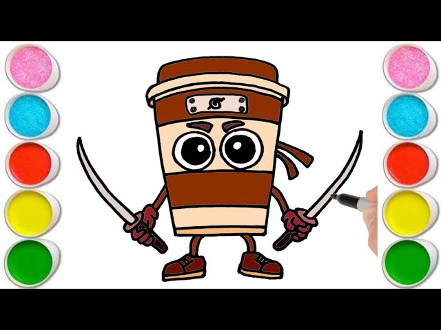Cappuccino Assassino Drawing, Painting & Coloring For Kids and Toddlers_ Child Art