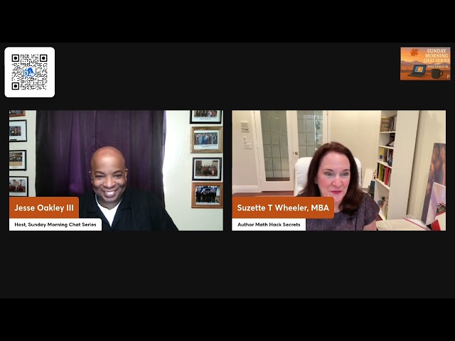 Sunday Morning Chat Series:  Suzette Wheeler, Author of Math Hack Secrets