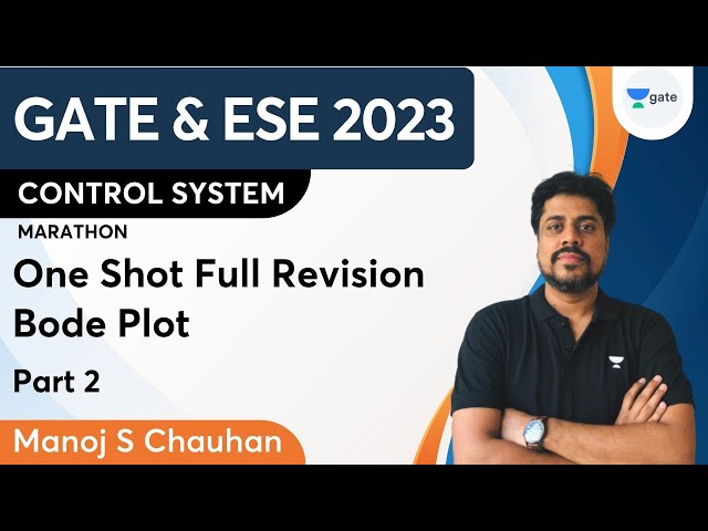 Marathon | Control System | One Shot Full Revision  | Bode Plot | Part-2 | GATE 2023