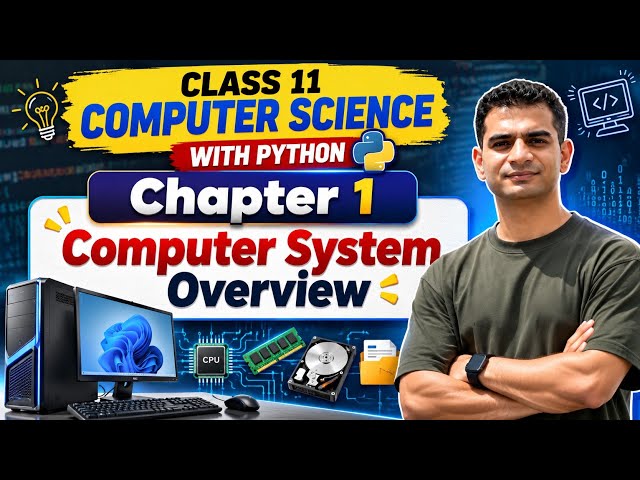 Class 11 Computer Science with Python | Chapter  1 - Computer System Overview | Input Output Units
