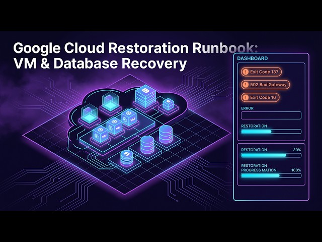 Google Cloud Restoration Runbook: VM & Database Recovery