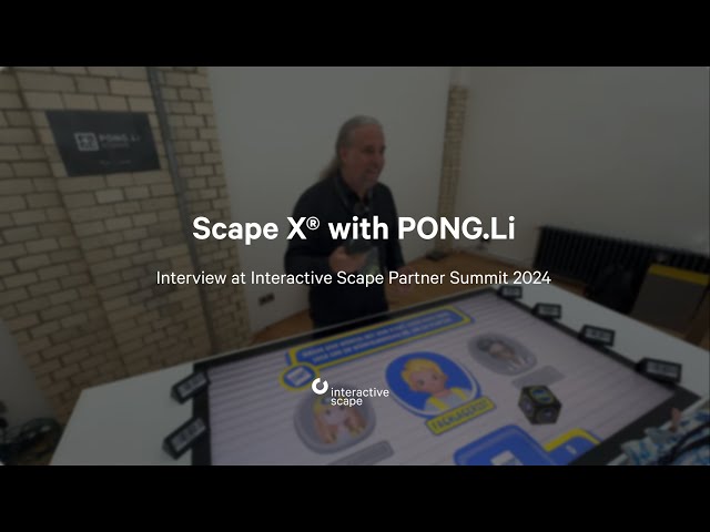 Interactive Scape Partner Summit: Interview with PONG.Li
