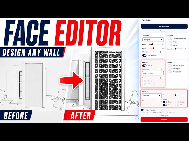 Design Complex Wall Facades in Revit | Pixy Face Editor
