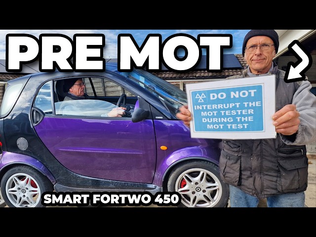 Smart ForTwo 450 Pre MOT Check - Dad Checks Out The Purple Smart