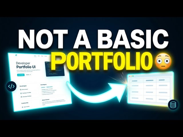 Full Stack Portfolio Website | HTML CSS JS + Node.js + PostgreSQL (Step by Step)
