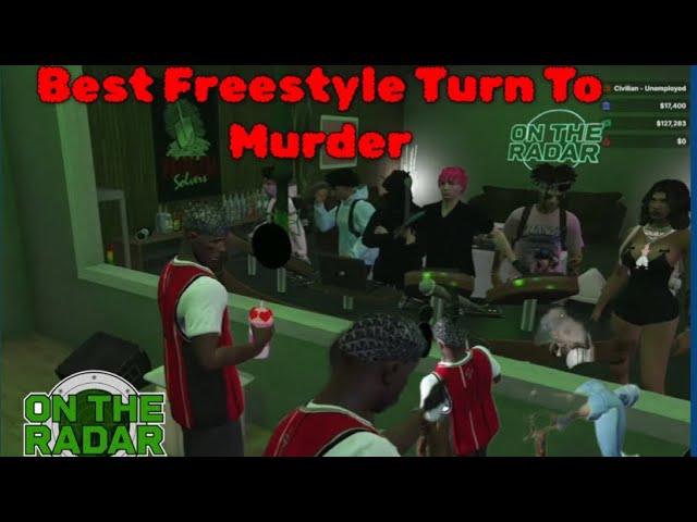 Stackswopo's On The Radar Freestyle Turn To Murder!!! [Stackswopo GTA RP]