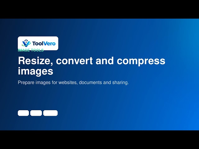ToolVero: Free Privacy-First PDF, Image & Developer Tools