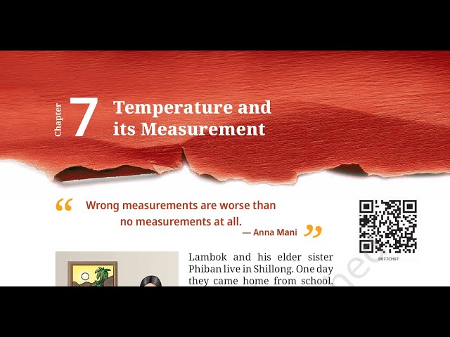 Temperature and its Measurement Class 6 | NCERT Class 6 Science Chapter 7 | Curiosity Chapter 7