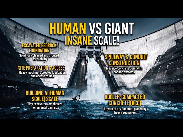 The Insane Civil Engineering Behind the World's Biggest Dams | How Mega Dams Are Built