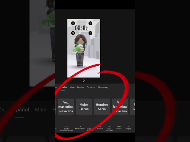 Cómo generar voces en un vídeo (CapCut) #roblox #tutorial #shorts #voces