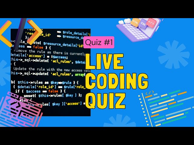 Live Coding Quiz