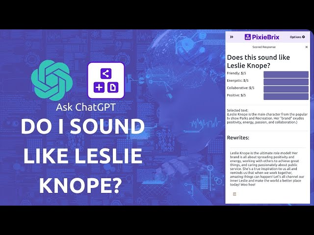 The Ultimate AI Extension for Parks and Rec fans