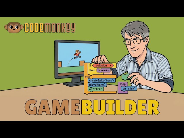 Make fun games with Codemonkey Game Builder
