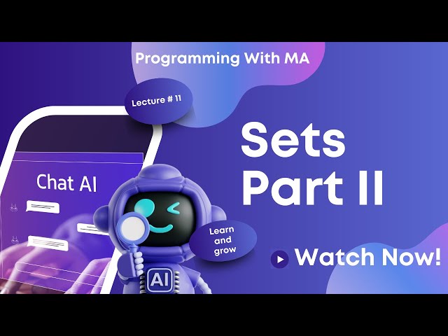 Learn Python Sets Methods in Details & Dictionary Basics | Beginner-Friendly Urdu Tutorial