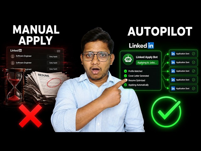 Stop Applying Manually! Autopilot Your LinkedIn Job Search in 1 Click 🚀