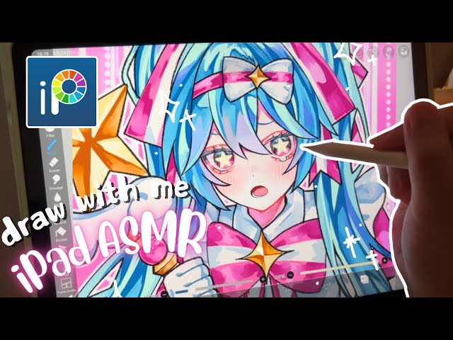 draw with me🌟🎀￤iPad  ASMR ￤digital art🎨 ￤ibis paint￤Retry Now