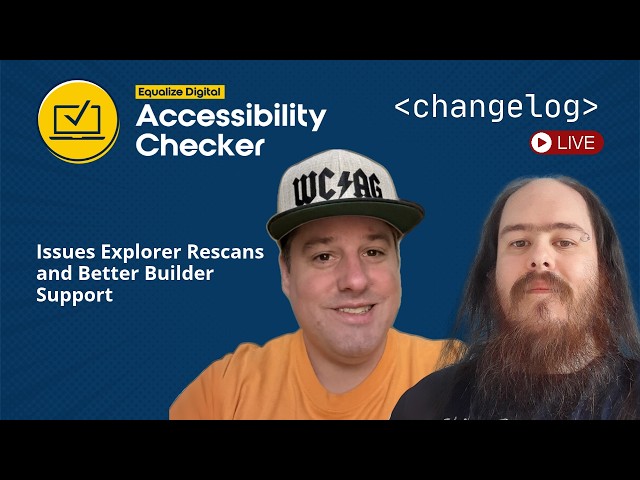 Issues Explorer Rescans and Better Builder Support
