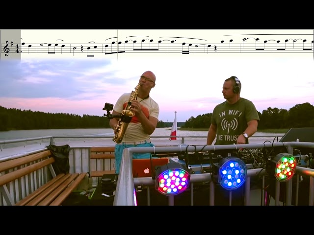 Guru Josh Project - Infinity (Backing Track and sheet music for saxophone alto)