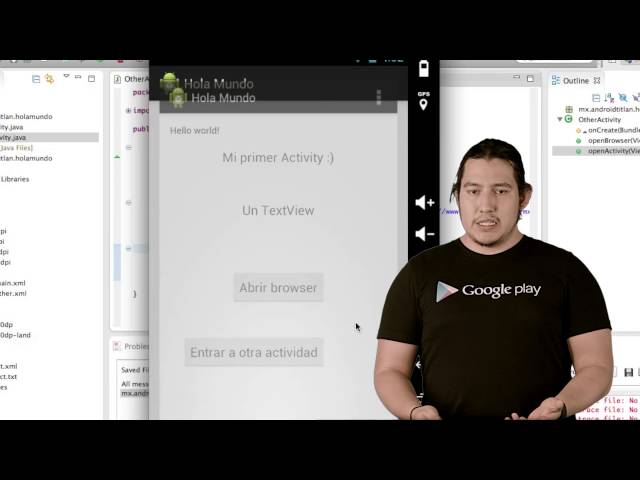 Google Developers Hackademy: Intro al Android SDK - Lección 3 (Spanish)