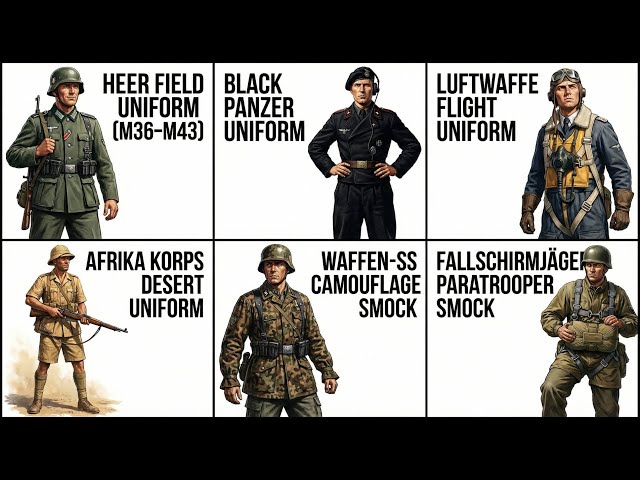 The Most Important German Military Uniforms Used in WWII Explained