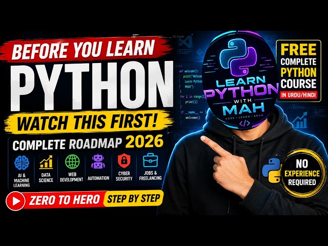 STOP Learning Python the Wrong Way! Learn Python in 2026 (Complete Roadmap)