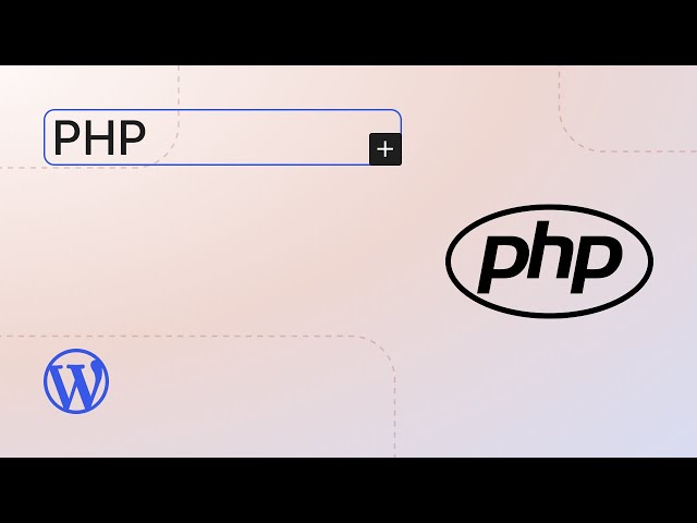 The programming languages of WordPress – PHP