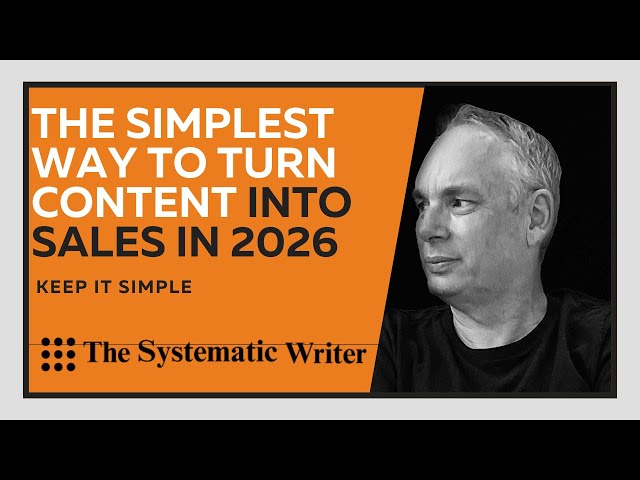 The Simplest Way to Turn Content Into Sales In 2026