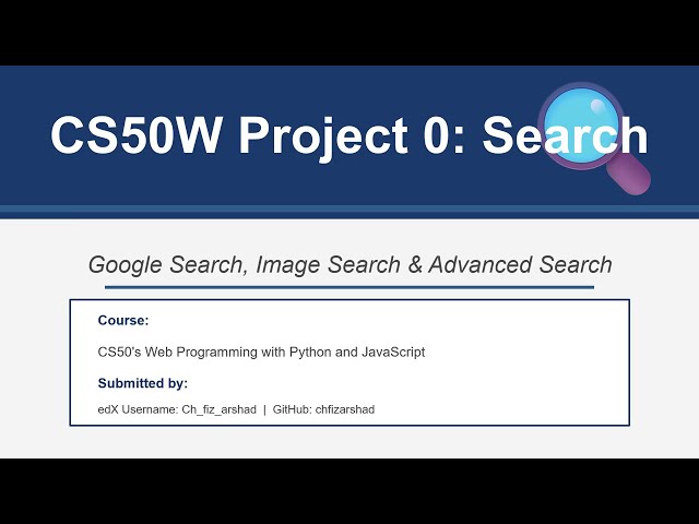 CS50 Web Programming with Python and JavaScript