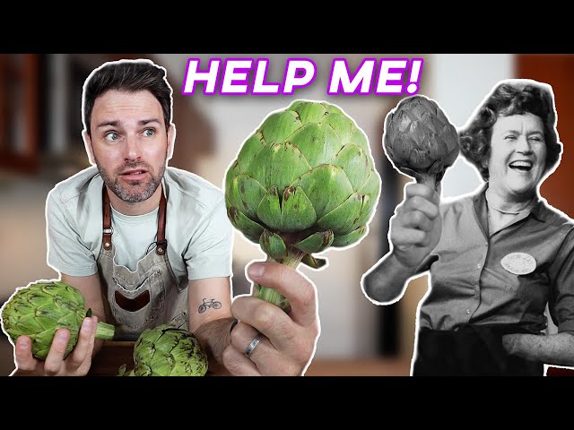 Julia Child’s Stuffed Artichoke Hearts… intimidating as hell!