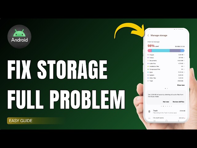 How To Fix Android Storage Full Problem !