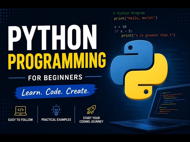 PYTHON PROGRAMMING FOR BEGINNERS | Part 2 | LEARN PYTHON FROM SCRATCH 💻🚀