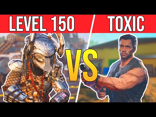 TOXIC Player vs LEVEL 150 PREDATOR "Whole Team RAGE QUITS!"
