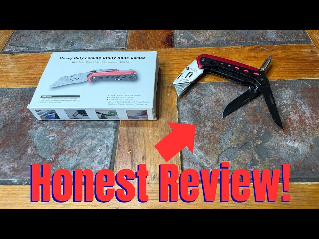 Edcfans Folding Utility Knife Review for Work, DIY, Camping, and Everyday Carry