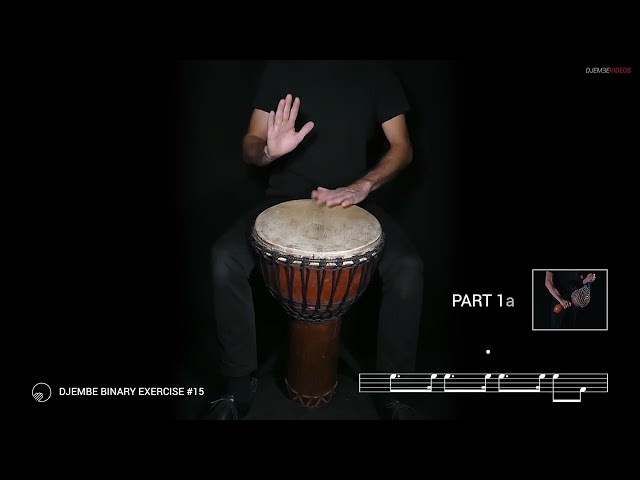DJEMBE BINARY LEARNING PATH FOR BEGINNERS - EXERCISE 15 | Learn Djembe Online