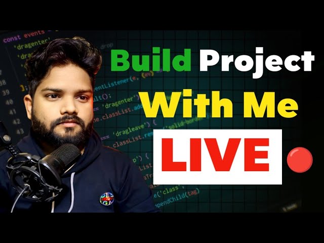 “🔴 LIVE: Building a Real-World Project from Scratch 💻🔥”