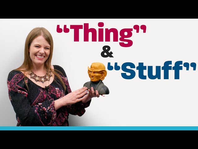 Easy English Vocabulary: THING & STUFF
