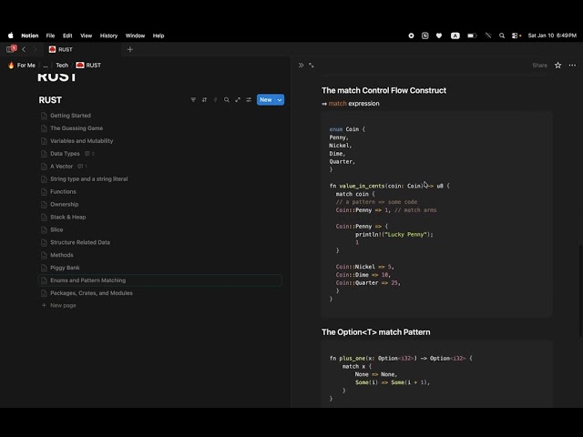 08. enum and pattern matching