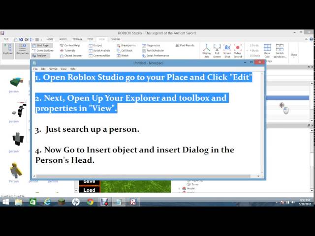 How to make a advanced dialog person