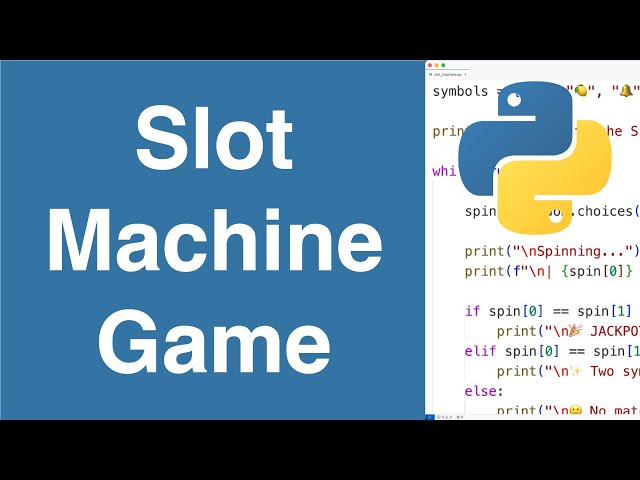 Slot Machine Game | Python Example