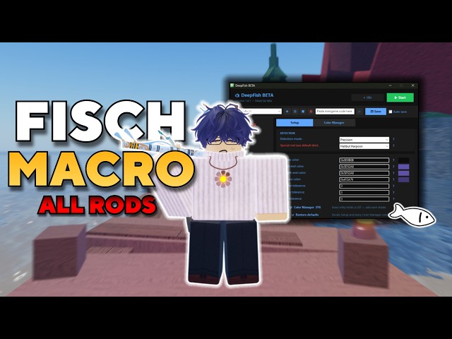 *BEST* DEEPFISH Macro Tutorial in Fisch! (not an external) | Roblox