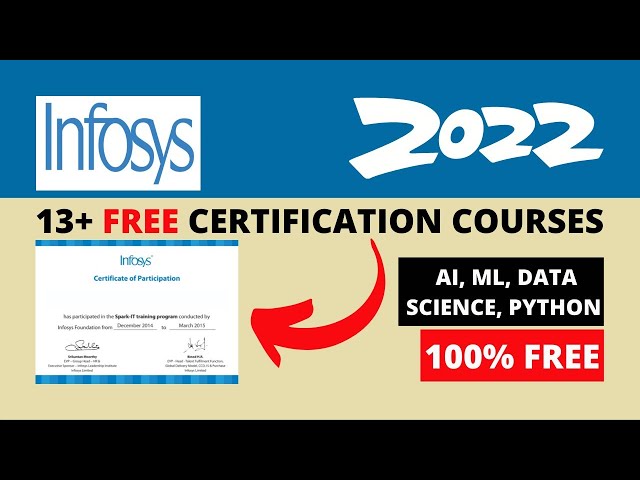 Infosys Launched 13+ Free Certification Courses | Python, Data Science, Java | Student and Jobseeker