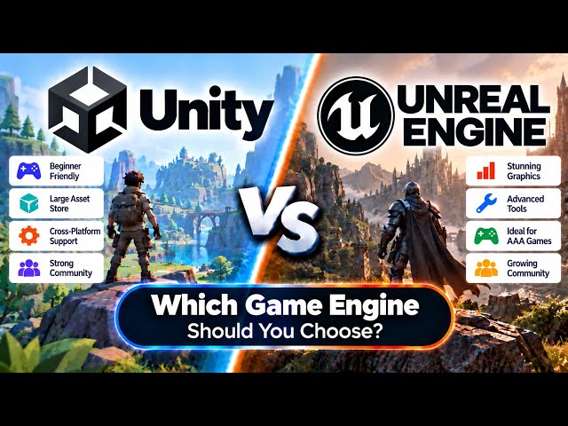 Unity vs Unreal Engine | Which Game Engine Should You Choose? | Uplatz