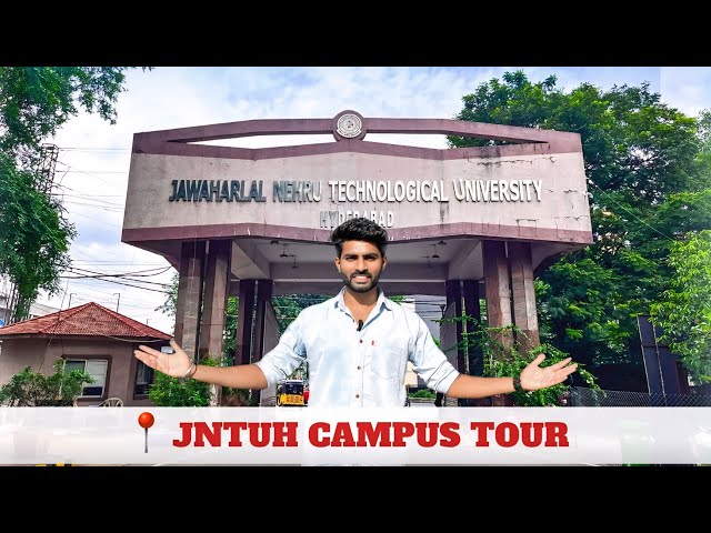 JNTU Hyderabad Full Campus Tour 2025 🏫 | Hostels, Blocks, CRC, Library, Sports, Placements Info