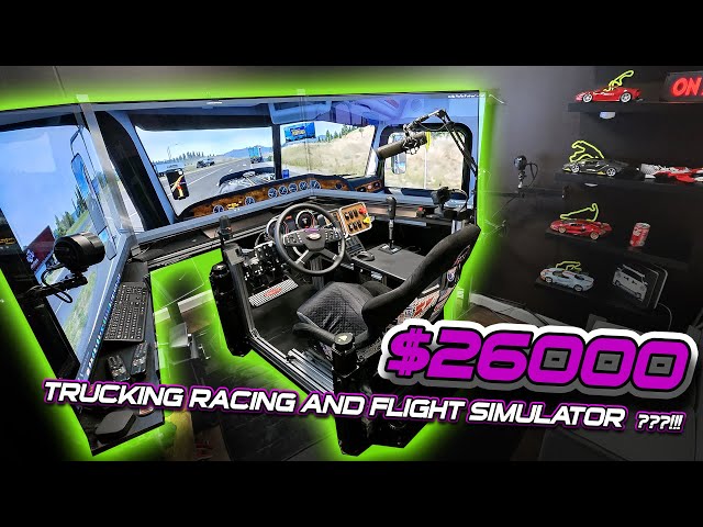 My 26K DOLLAR Trucking Simulator Room AND MORE ! FULL TOUR