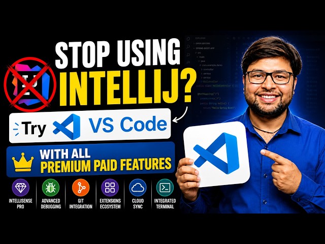 How to Use VS Code for Spring Boot Development 🔥 It's Amazing | Complete Guide