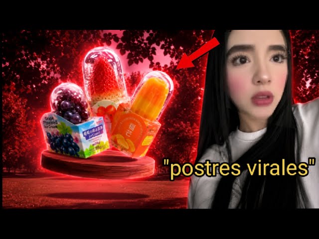 🙈BRANDON SOFIA Y VALERIA PROBANDO LOS POSTRES VIRALES DE TIKTOK👁️👅👁️ //CC: Brandon,sofia y Valeria
