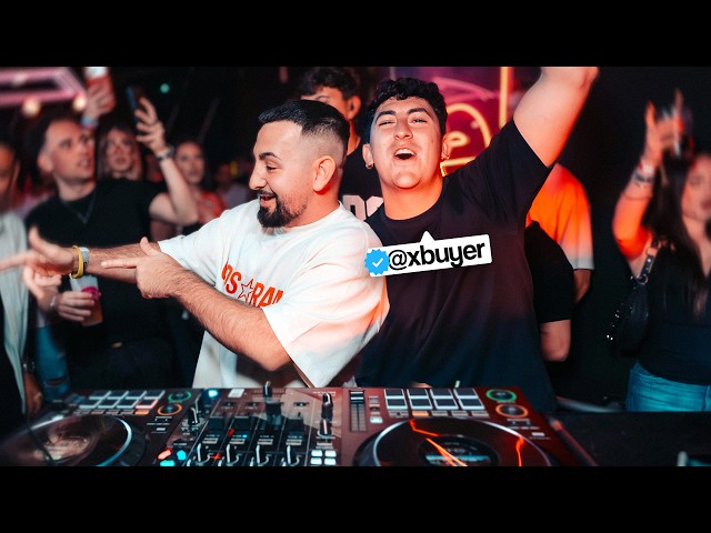 I did a reggaeton DJ set at the Buyers' party
