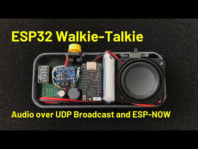 ESP32 Walkie-Talkie: DIY Audio Magic