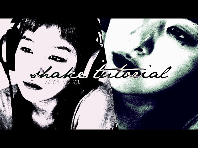 basic shake for glitch style edits - alight motion