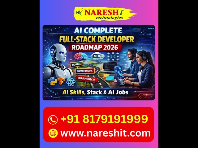 AI Complete Full Stack Developer Roadmap 2026 | AI Skills, AI Stack & AI Jobs | AI Career Roadmap.